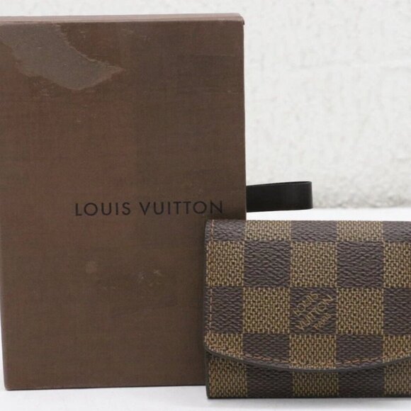 Louis Vuitton Damier Ebene Pattern Card Holder - Picture 1 of 11